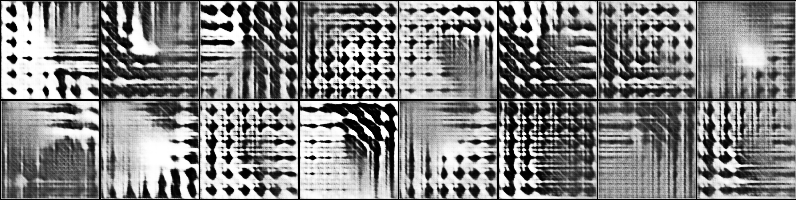 Glyphs with generated from message with size 1024