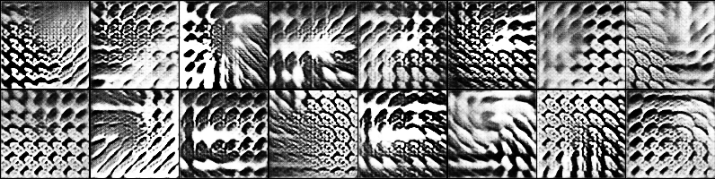 Glyphs with generated from message with size 32